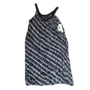 NWT La Blanca Sleeveless Mini Dress Swimsuit Cover Up Size M Tie Dyed Beach Pool